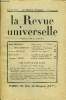 LA REVUE UNIVERSELLE TOME 55 N°15 - René BENJAMIN. Sacha Guitry : le Théâtre dans la vie. I. A. de CHATEAUBRIANT. Saint Jean et l'Apocalypse d'Albert ...