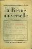 LA REVUE UNIVERSELLE TOME 58 N°7 - DOSTOÏEVSKŸ. Lettres inédites (1854). Jérôme et Jean TIIARAUD. Vienne la Rouge (fin). Camille MAUCLAIR. Quatre ...