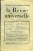 LA REVUE UNIVERSELLE TOME 72 N°22 - J. BENOIST-MÉCHIN. La Nuit du long couteau (30 juin 1934). Pierre GAXOTTE. La Jeunesse de Frédéric II. (suite). ...