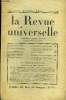 LA REVUE UNIVERSELLE TOME 73 N°6 - SAINT-AULAIRE. L'Espagne et la Méditerranée.Valérie MASUYER. Les Souverains anglais à Paris en 1855 ( mémoires ...