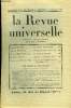 LA REVUE UNIVERSELLE TOME 74 N°12 - André MATTEI. Le Tendre Malebranche. Pierre GAXOTTE. Frédéric IIà Sans-Souci (fin).R. de CRAON-PÜUSSY. Le Dilemme ...