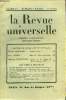 LA REVUE UNIVERSELLE TOME 80 N°5 - L'HEURE DE PËTAIN ET DE WEYGAND Thierry MAULNIER. Gages de victoire. Jean d’ELBÉE. Henri IV : Henri de ...