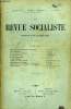 LA REVUE SOCIALISTE TOME 11 N° 65 - Coup d’œil sur le Socialisme contemporain. Gaston Stiegler.Notes socialistes. B. Malon.Encore les Lois de ...