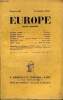 EUROPE REVUE MENSUELLE N° 13 - MAXIME GORKI. L’ermite.PIERRE HAMP . Le lin (II).ROBERT BOUDRY . Poèmes.VLAMINCK.. Quelques histoires de mon ...