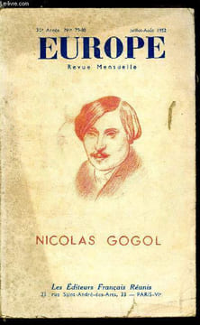 EUROPE REVUE MENSUELLE N° 79-80 - Sous le patronage du comité Gogol - Hommage a Gogol par le Vicomte de Vogué, Petit entretien sur Gogol par Elsa ...