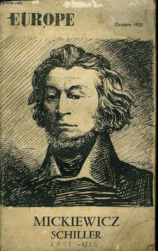EUROPE REVUE MENSUELLE N° 118 - Adam MICKIEWICZ:La ballade des Trois Bou-drys (poème). Kazimierz WYKA :Sur Adam Mickiewîcz ..Adam MICKIEWICZ:Trois ...