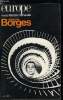 EUROPE REVUE MENSUELLE N° 637 - Jorge Luis Borges - Borges par Jean Marcenac, Stranger in the night par Gérard de Cortanze, Borges, l'épée glorieuse ...