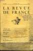 LA REVUE DE FRANCE 12e ANNEE N°19 - J.-H. ROSNY Aîné de l’Académie Goncourt...Jeanne de Navres (1re partie)..RAYMOND RECOULY.La Chine nouvelle : ...