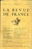 LA REVUE DE FRANCE 16e ANNEE N°21 - ARMAND PRAVIEL .. Le Roman conjugal de Monsieur Valmore (fin)...FERNAND PAYEN...La Justice de l’Avenir.Dr PIERRE ...