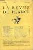 LA REVUE DE FRANCE 17e ANNEE N°8 - ARMAND MERCIER . L'Aigle noir (1re partie)HENRI GULEMIN..Lamartine et sa Mère (I) MADAME DE LAMARTINE. Lettres et ...