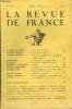 LA REVUE DE FRANCE 18e ANNEE N°6 - CHARLES SILVESTRE. Mere et Fils (1re partie). ..RAYMOND RECOULY . Louis-Philippe Roi(III) ..MAURICE GUIERRE .. ...