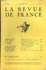 LA REVUE DE FRANCE 18e ANNEE N°20 - ROBERT HICHENS. Son Double (1re partie).WILLY SPERCO. Lamartine et son Domaine en Orient. . .LAMARTINE. Lettres ...