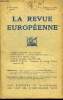 LA REVUE EUROPEENNE TOME V N°25 - VALERY LARBAUD : Élémir Bourges.LOUIS ABAGON : Le Paysan de Paris (2e partie — I). PIERRE JEAN JOUVE : Songe.ALFRED ...