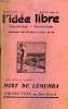 L'IDEE LIBRE 50e ANNEE N&deg;3 - Lumumba, victime de l'Eglise et du Capitalisme .. Pandit Istrati, par le Dr Herscovici . Ridicules Survivances, par ...