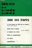 L'IDEE LIBRE 53e ANNEE N&deg;6 - SUR LES PAPES. CE QUI AURAIT PU &Ecirc;TRE DIT AU CONCILE. (Notes d'Andr&eacute; LORULOT). NOTES SUR LE VICAIRE. Par Ren&eacute; LABR&Euml;G&Euml;RE. ...