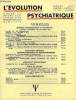 L'EVOLUTION PSYCHIATRIQUE FASCICULE IV - SCIENCES FONDAMENTALES ET PSYCHIATRIE. (Colloque de Royaumont - 28 et 29 octobre 1972). MANDEL (P.) : Les ...