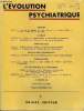 L'EVOLUTION PSYCHIATRIQUE FASCICULE II - HISTOIRE. KANT (E.) : Essai sur les maladies de la tête (Présentation de Michèle JALLEY — Traduction et Notes ...