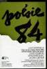 POESIE 84 N° 4 - Un nouveau baroquisme par Pierre Seghers, En direct par Hervé Pierre Lambert, Jules Supervielle par P. Dubrunquez, Lettres de Max ...