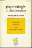 PSYCHOLOGIE & EDUCATION N° 11 - Alan J. Marsh : La psychologie scolaire dans la communauté européenne. Docteur Geoff Lindsay : Le service de ...