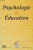 PSYCHOLOGIE & EDUCATION N° 25 - Michel Monville : Introduction. Agnès Florin : Langage et culture. Dominique Peslouan : Stratégies de prévention. Le ...