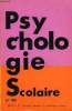 PSYCHOLOGIE SCOLAIRE N° 40 + SUPPLEMENT - Vous lirez dans ce numéro. DE LA PSYCHOLOGIE SCOLAIRE Y. REY et M. JOUMARD. — Utilisation d’une approche ...