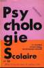 PSYCHOLOGIE SCOLAIRE N° 50 NUMERO SPECIAL - Pourquoi un numéro spécial de « Psychologie Scolaire » ?Séance solennelle d’ouverture ..Allocution de M. ...