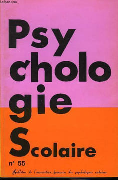 PSYCHOLOGIE SCOLAIRE N° 55 - Avant-propos .Jean Foucambert. — Peu de lecture, beaucoup de dyslexie . .Liliane Lurçat. — A propos des idées de ...