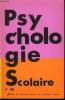 PSYCHOLOGIE SCOLAIRE N° 68 - Vous lirez dans ce numéro ..RÉFLEXIONS SUR LA PRATIQUE G. Chauveau, E. Rogovas-Chauveau. — Les idées des enfants de six ...