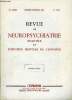 REVUE DE NEUROPSYCHIATRIE INFANTILE ET D'HYGIENE MENTALE DE L'ENFANCE N&deg;10-11 - Contribution &agrave; l'&eacute;tude de la dyspraxie faciale, par E. Hasaerts-Van ...