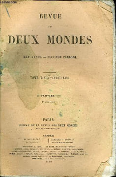 REVUE DES DEUX MONDES XXXe ANNEE N°2 - I. - LES COMMENTAIRES D’UN SOLDAT. — I. — LES PREMIERS JOURS DE LA GUERRE DE CRIMÉE, par M. Paul de ...