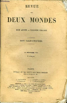 REVUE DES DEUX MONDES XXXe N°4 - I. - LES COMMENTAIRES D’UN SOLDAT. — III. - LES DERNIERS JOURS DE DE LA GUERRE DE CRIMÉE, par M. Paul de Molènes.II. ...