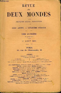 REVUE DES DEUX MONDES LXXIe ANNEE N°3 - I.— LE TRAVAIL, LE NOMBRE ET L’ÉTAT. — II. LES IDÉES, parM. Charles Benoist.II.— BARSABAS, OU LE DON DES ...