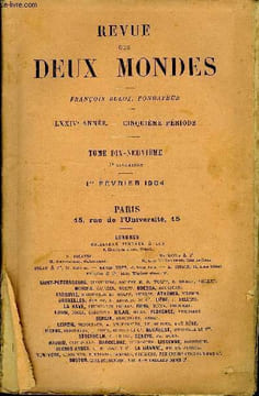 REVUE DES DEUX MONDES LXXIVe ANNEE N°3 - I.— VERS ISPAHAN, quatrième partie, par Pierre Loti, del’Académie française.II.—UN VAINQUEUR, première ...