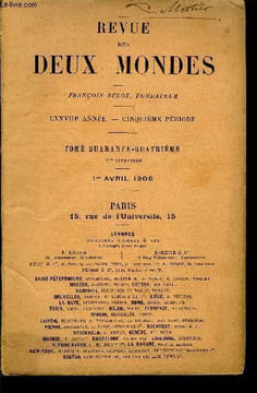 REVUE DES DEUX MONDES LXXVIIIe ANNEE N°3 - I. — CONSPIRATEURS ET GENS DE POLICE. — L’AVENTURE DU COLONEL FOURNIER ET LA MYSTÉRIEUSE AFFAIRE DONNADIEU ...