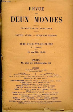 REVUE DES DEUX MONDES LXXVIIIe ANNEE N°4 - I. — ALOŸSE VALÉRIEN, première partie, par M. Édouard Rod.If- — LA FORTUNE DE Là RUSSIE, par M. le vicomte ...