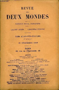 REVUE DES DEUX MONDES LXXVIIIe ANNEE N°4 - I. — L’ÉVOLUTION DE L’ARTILLERIE ET SES CONSÉQUENCES, par M. le général H. Langlois.II. — LA JEUNE FILLE ...