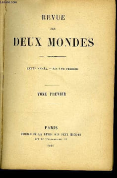 REVUE DES DEUX MONDES LXXXIe ANNEE N°1 - Mademoiselle de Jessincourt - troisième partie par Louis Bertrand, La guerre de 1870 - Notre première défaite ...