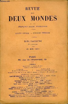 REVUE DES DEUX MONDES LXXXIe ANNEE N°2 - I.— MA FIGURE, première partie, par Claude Ferval.IL— FOGAZZARO, par 31. Emile Faguet, de l’Académie ...