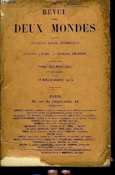 REVUE DES DEUX MONDES LXXXIIIe ANNEE N°4 - I.— NOUS, LES MÈRES..., deuxième partie, par M. Paul Margueritte.II.— LA GRANDE PITIÉ DES ÉGLISES DE ...