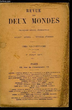 REVUE DES DEUX MONDES LXXXIVe ANNEE N°3 - I. — LES VESTALES, troisième partie, par Louis Délzons.IL — DEUX VISIONS ANGLAISES. — I. OXFORD EN FÊTE, par ...