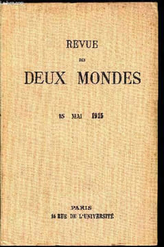 REVUE DES DEUX MONDES LXXXVe ANNEE N°2 - I.— L’HÉGÉMONIE ALLEMANDE ET LE REVEIL DE L’EUROPE(1871-1914), par M. A. Gérard.II.— LE PASSÉ DE L’ONGLE ...