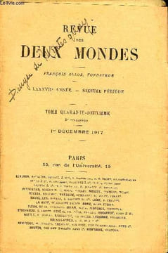 REVUE DES DEUX MONDES LXXXVIIe ANNEE N°3 - I. - LE NOUVEAU JAPON. — I. LES HÉROS ET LES DIEUX.— LES FUNÉRAILLES DE L’IMPÉRATRICE. — LE DERNIER ...