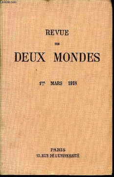REVUE DES DEUX MONDES LXXXVIIIe ANNEE N°1 - I.— SANGUIS MARTYRUM, première partie, par M. LouisBertrand.II.— LE CHEVALIER DE L’AIR : GEORGES GUYNEMER. ...
