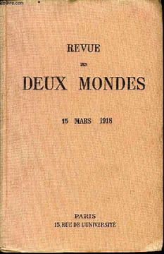 REVUE DES DEUX MONDES LXXXVIIIe ANNEE N°2 - I.— SANGUIS MARTYRUM, deuxième partie, par M. LouisBertrand.II. — L’AVENIR DES PETITS ÉTATS. — III. LA ...