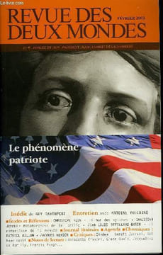 REVUE DES DEUX MONDES N°2 - •INÉDIT GUY DAVENPORT. Et. *ÉTUDES ET RÉFLEXIONSCHRISTIAN JAMBET. Métamorphose de la famille. RICHARD FIGUIER. Que faire ...