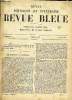 REVUE BLEUE - REVUE POLITIQUE ET LITTERAIRE 27e ANNEE N°26 - La question de Zanbibar par X. X, Le petit-théatre des marionnettes par Maurice Bouchor, ...