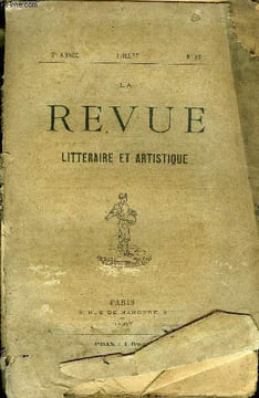LA REVUE LITTERAIRE ET ARTISTIQUE Ve ANNEE N° 52 - Les deux tendances par X, Carte a payer par Pierre Maury, Jean François Millet par Eugène Coeuille, ...