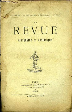 LA REVUE LITTERAIRE ET ARTISTIQUE VIe ANNEE N° 70-71 - I. Bulletin Politique. St-ANDRÉ de COTONE.II. Quinzaine Parisienne. Jean BERGE.ÏII. Le Poète ...