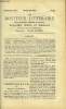LE MONITEUR LITTERAIRE QUATRIEME ANNEE N°10 - Pasteur et la Science par Olivier de Tréville, Lettres a une jeune inconnue - Trente quatrième lettre ...