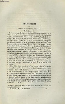 COSMOS - LES MONDES N° 15 - Anatomie et physiologie végétales, Les journaux du monde entier, Procédé facile d'aimantation, Grandes découvertes ...